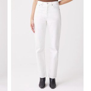 Agolde White 90s Pinch Waist